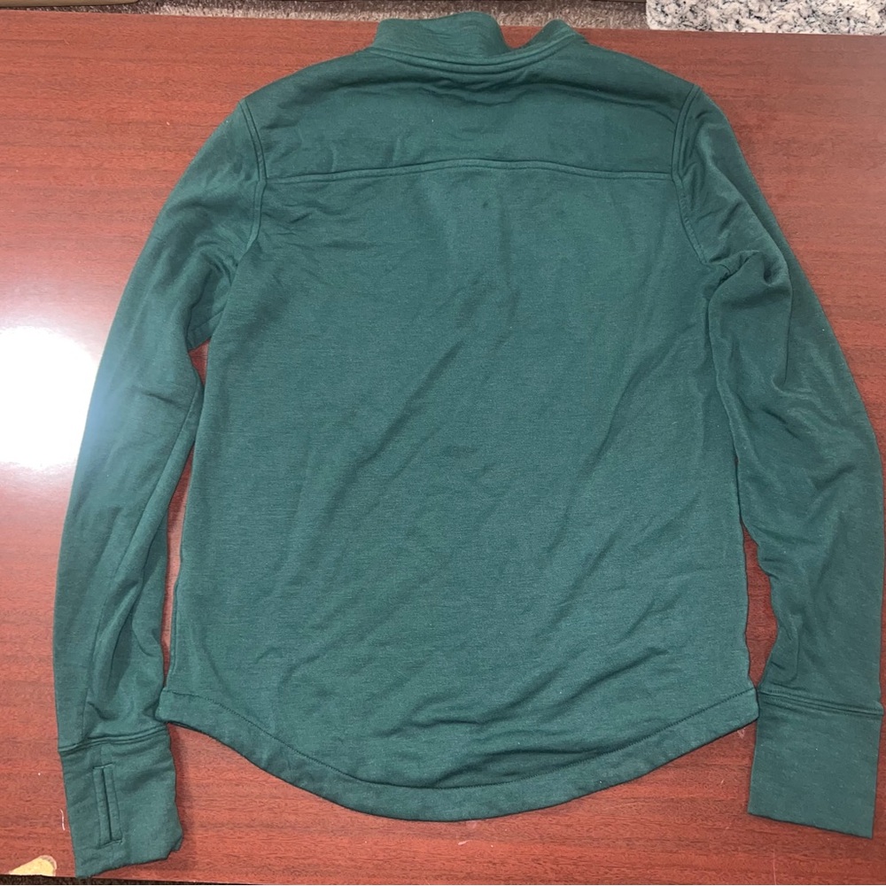 Vineyard Vines Forest Green Quarter-Zip Pullover - Picture 4 of 5